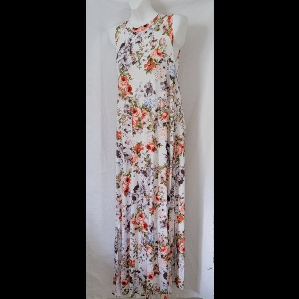 Love Kuza Rayon Knit Sleeveless Maxi Dress